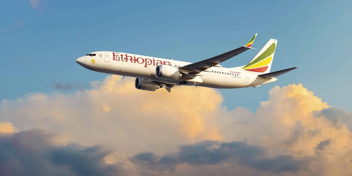 Un appareil d’Ethiopian Airlines, symbole de l’expansion de la flotte du transporteur africain.