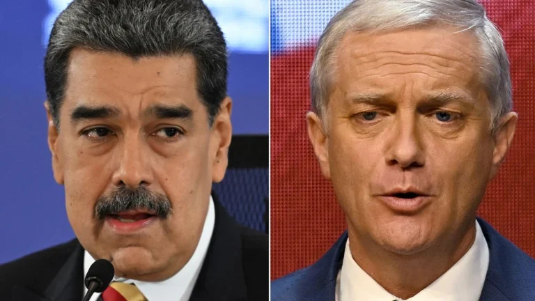 Nicolás Maduro à la télévision vénézuélienne, lors de sa réaction à l’élection de José Antonio Kast au Chili.