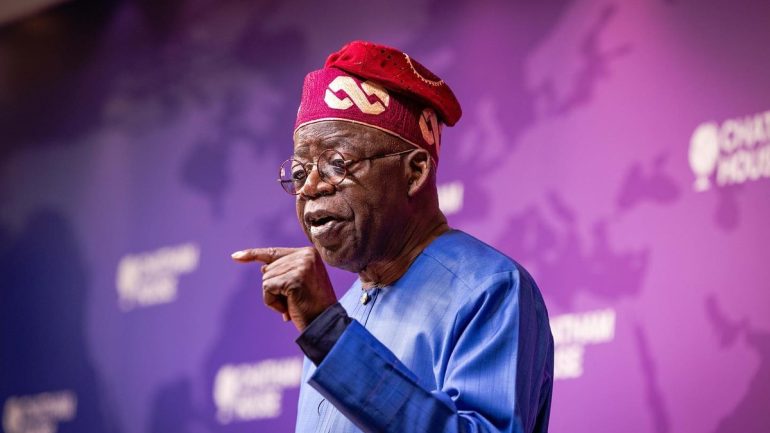 Le président nigérian Bola Tinubu