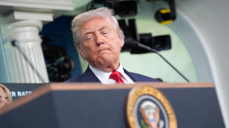 Donald Trump, figure centrale de la politique américaine.