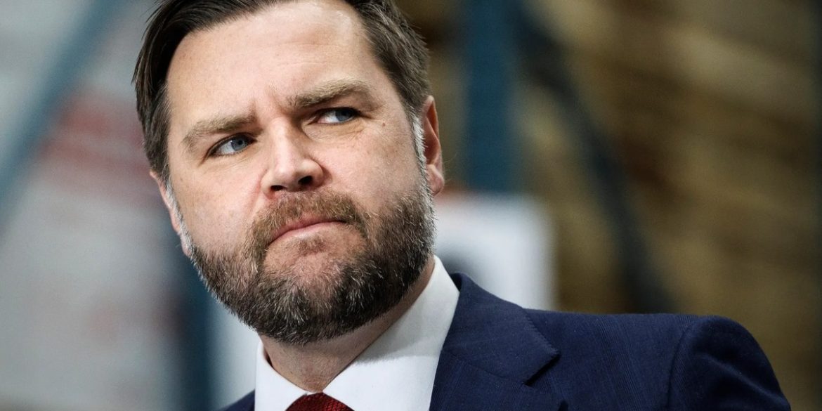 J. D. Vance, vice-président des États-Unis, lors d’une apparition publique.