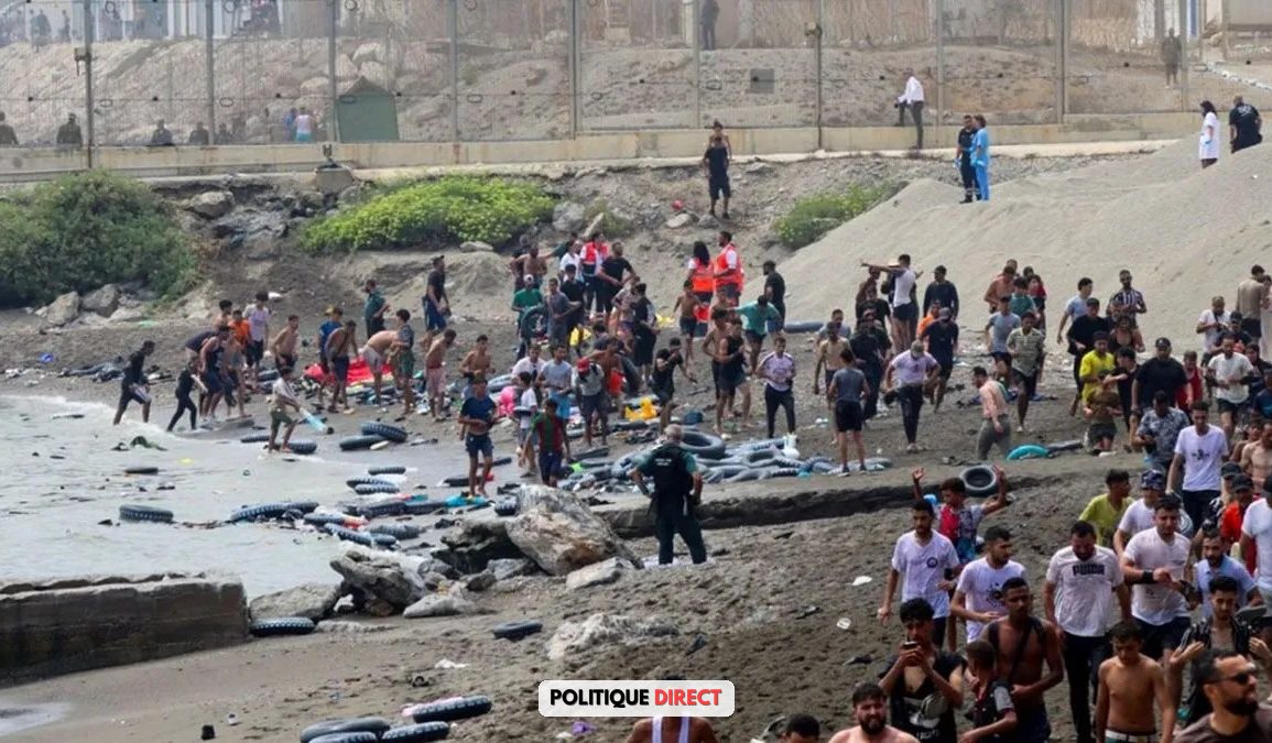 Les autorités renforcent leur vigilance autour de Ceuta face aux appels à une nouvelle traversée massive