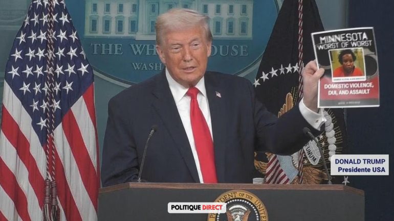 Donald Trump veut utiliser la baisse de la criminalité comme argument avant les élections de mi-mandat
