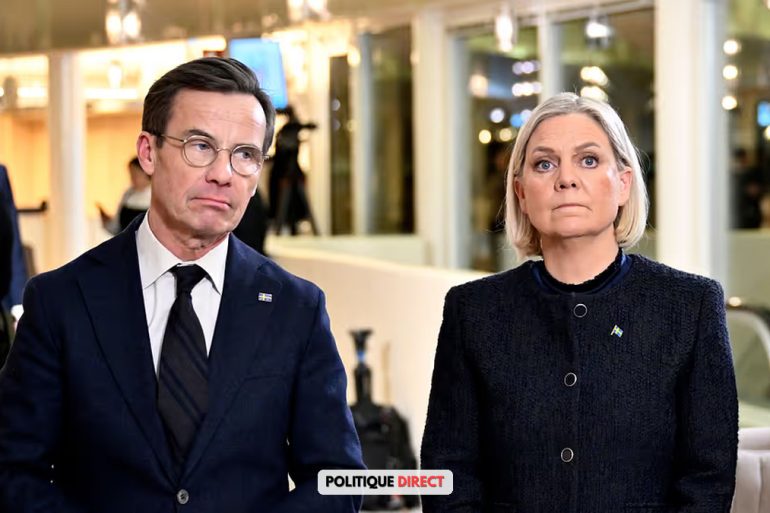 Ulf Kristersson réduit l’écart avec le centre gauche mais reste derrière dans les sondages