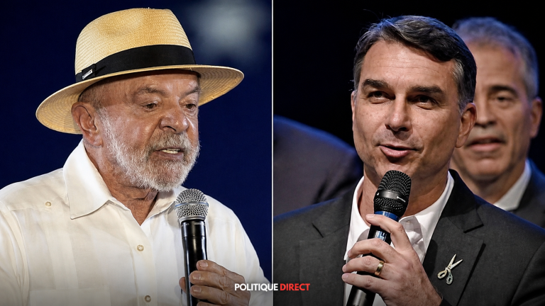Lula conserve la première place dans les sondages, mais Flávio Bolsonaro réduit progressivement l’écart.