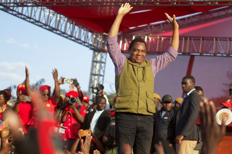 Zambie : Hakainde Hichilema=