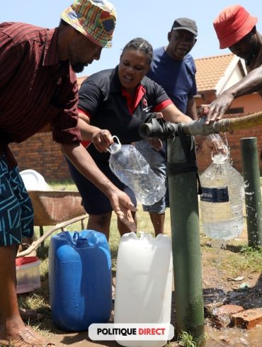 Johannesburg manque d’eau et l’ANC pourrait en payer le prix