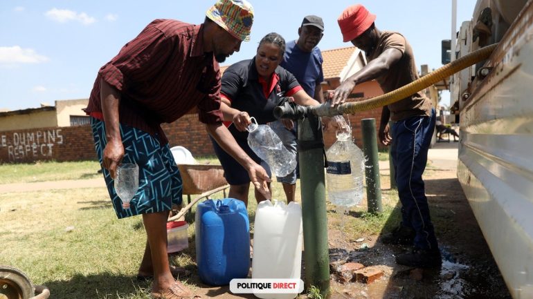 Johannesburg manque d’eau et l’ANC pourrait en payer le prix