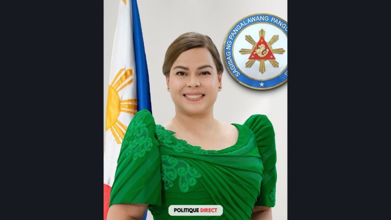 Philippines : Sara Duterte inculpée dans l’affaire des menaces contre Marcos Jr.