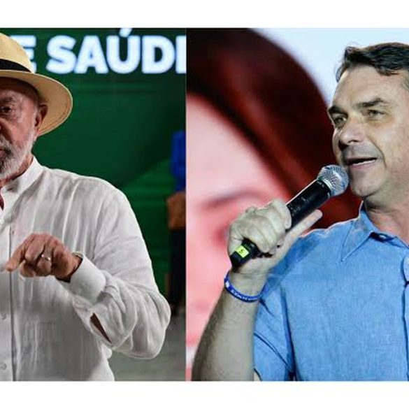 Lula reste devant Flávio Bolsonaro, mais l’écart demeure limité dans un scénario de second tour.