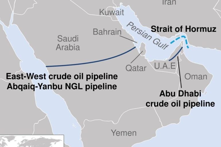 Arabie saoudite : trois stations de l’oléoduc Est–Ouest auraient été endommagées