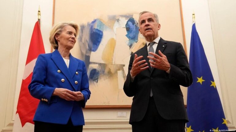 Ursula von der Leyen propose d’inventer un statut de membre associé de l’Union européenne pour le Canada.