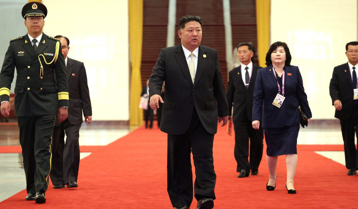 Kim Jong-un lors d’une rencontre officielle à Pékin en septembre 2025.