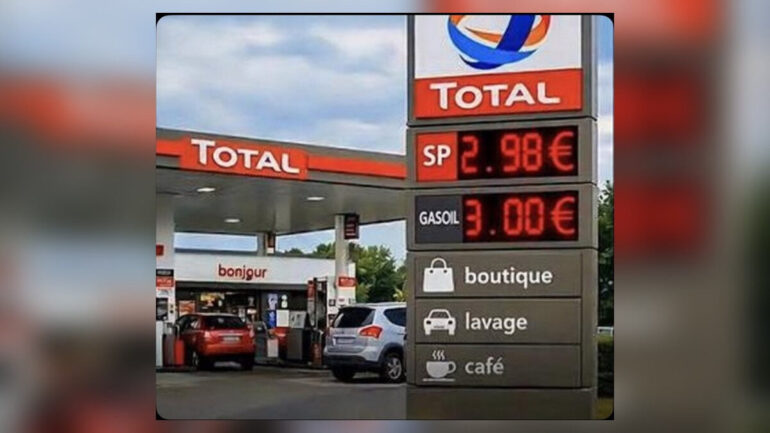 Les prix du diesel progressent fortement, mais le seuil national moyen de 3 euros n’est pas confirmé.