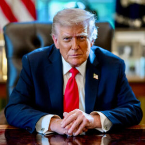 Portrait officiel du président américain Donald Trump en juin 2026.