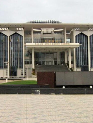 Palais du Sénat du Gabon à Libreville.