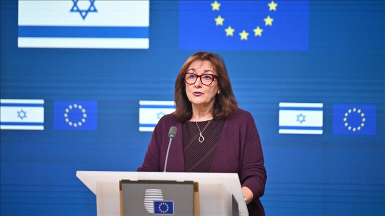 La commissaire européenne Dubravka Šuica, impliquée dans les discussions européennes sur la reconstruction et la gouvernance de Gaza.