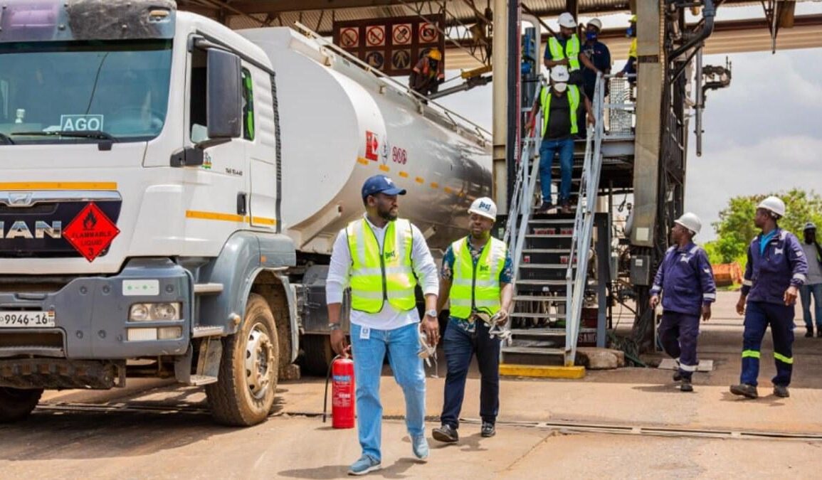 Un site logistique de BOST Energies, acteur central du stockage et de la distribution de carburants au Ghana.