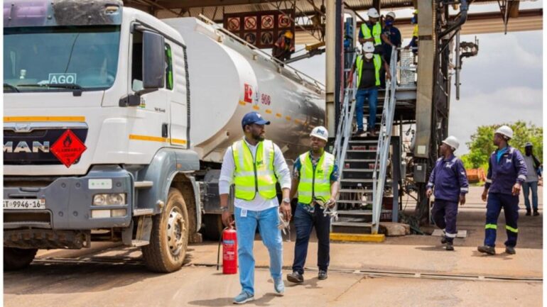 Un site logistique de BOST Energies, acteur central du stockage et de la distribution de carburants au Ghana.