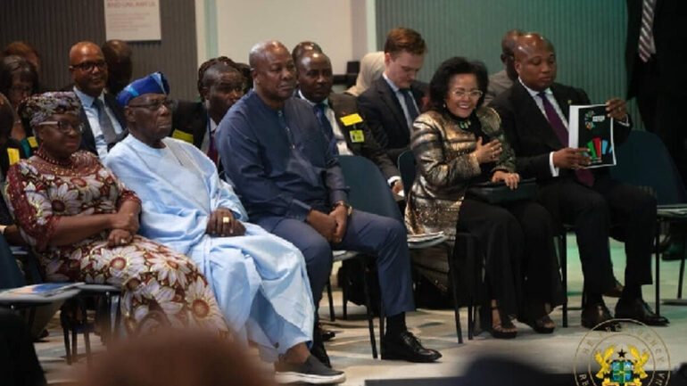 John Dramani Mahama présente l’initiative « Accra Reset », qu’il souhaite porter sur la scène internationale à New York.