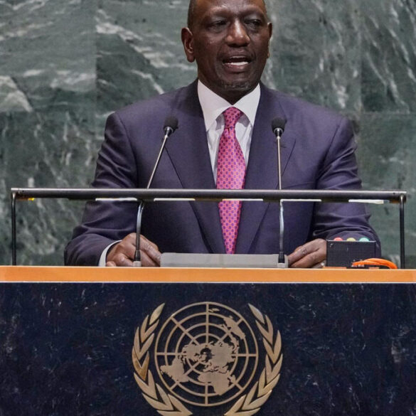 Le président kényan William Ruto à l’Assemblée générale des Nations unies lors d’une précédente session.