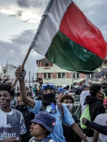 Manifestants à Madagascar