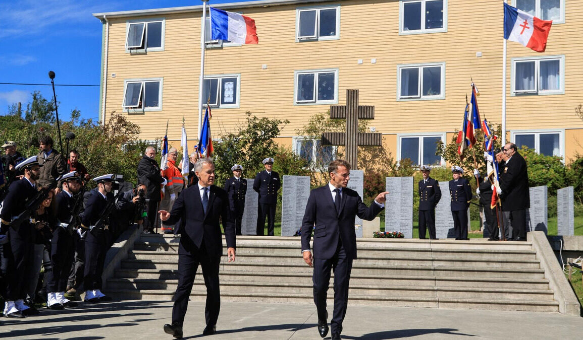 Vue de Saint-Pierre-et-Miquelon, territoire français de l’Atlantique Nord situé à proximité du Canada.