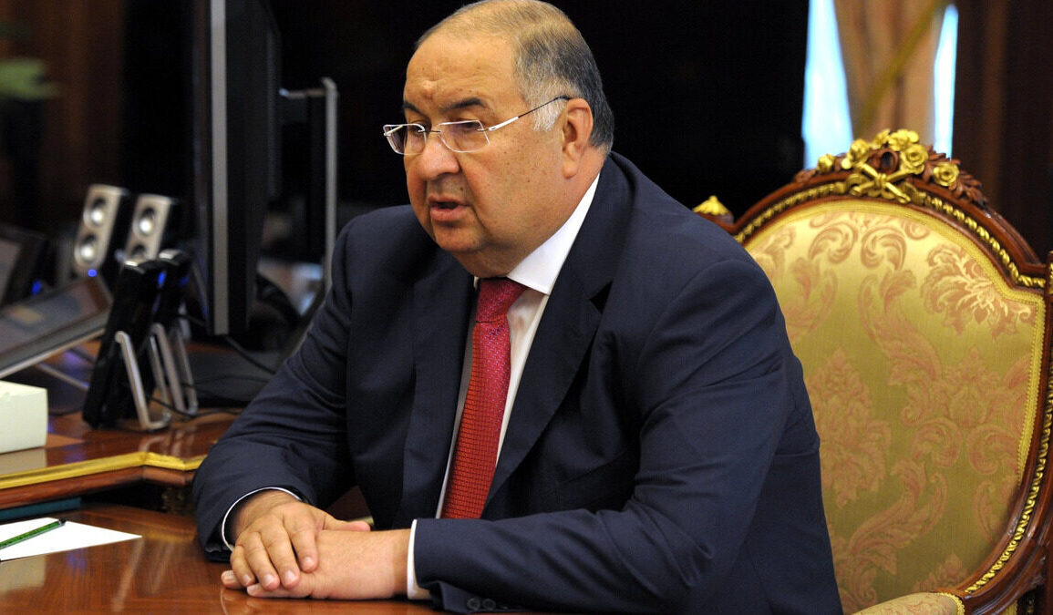 Alisher Usmanov lors d’une rencontre au Kremlin en 2015.