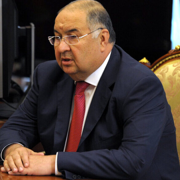 Alisher Usmanov lors d’une rencontre au Kremlin en 2015.