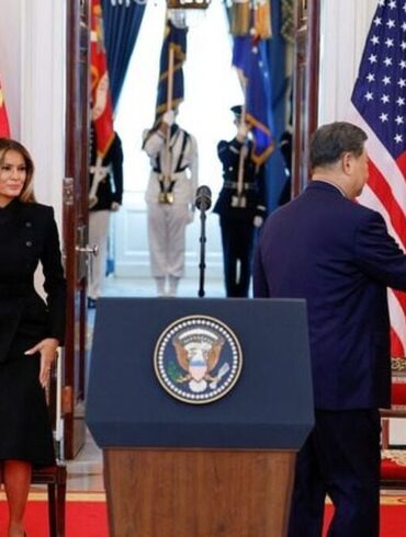 Donald Trump et Xi Jinping se saluant lors de leur sommet à Washington en septembre 2026.