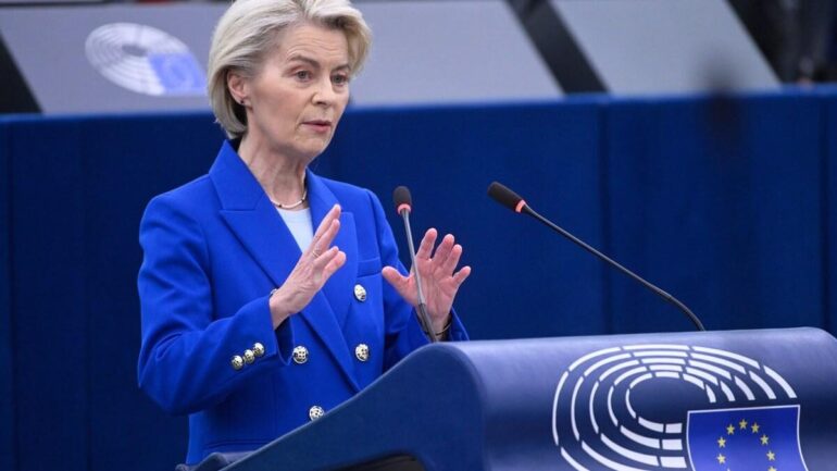 Ursula von der Leyen propose un nouveau Conseil européen de sécurité associant l’UE et plusieurs partenaires non membres.