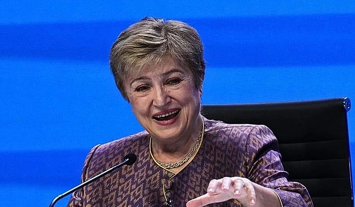 Kristalina Georgieva prend la parole lors des réunions du FMI et de la Banque mondiale, à Bangkok, le 14 octobre 2026.