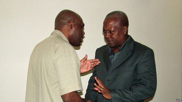 John Dramani Mahama lors d’une rencontre officielle