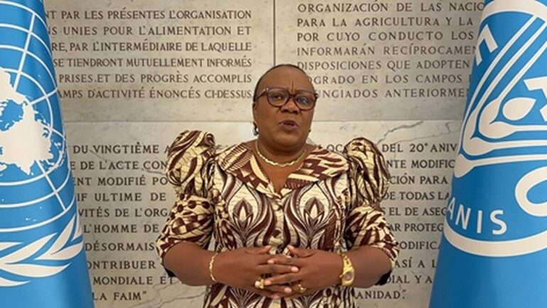 Photo publiée par l’ACP à l’occasion des échanges de coopération agricole entre la RDC et la FAO.