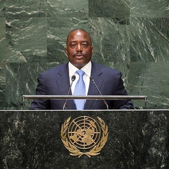 Joseph Kabila lors d’un discours international