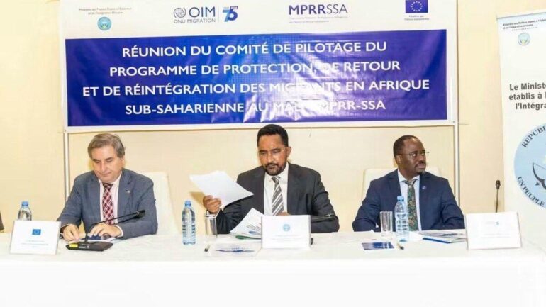 réunion consacrée aux migrations et à la protection des populations en Afrique, sans rapport direct avec les passages au Soudan.